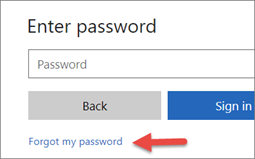 office 365 for mac forgotten password